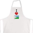 'I Love Djibouti' Unisex Cooking Apron (AP00041923)