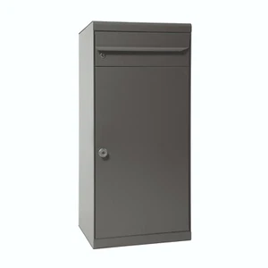 Paketbriefkasten Mefa Cedar 882 Basaltgrau RAL 7012 ohne Namensschild - Bild 1 von 3
