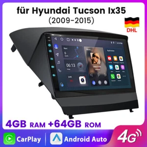 Für Hyundai IX35 Tucson 2009-2015 Android 13 Autoradio GPS NAVI WIFI DAB+ 4+64GB - Bild 1 von 13