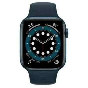 Apple Watch Series 6 44 mm LTE Blue Aluminium Case Deep Navy Sport Band -... - Zdjęcie 1 z 2