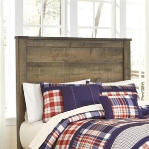 Ashley Furniture Trinell Wood Full Panel Headboard in Brown - Picture 1 of 1