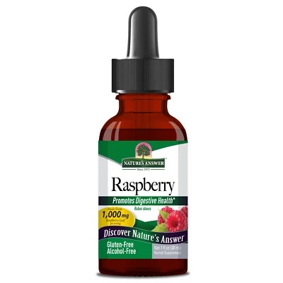 Nature's Answer Raspberry 1,000mg 30ml - Promotes Digestive Health - Image 1 of 2
