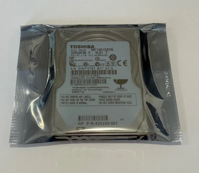 Toshiba MK1661GSYN 160 GB SATA  7200RPM 16MB HDD 2.5" Internal Hard Drive - Image 1 of 2