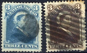Neufundland 1880 Queen Victoria gebraucht (SC# 49, 51) - Bild 1 von 1