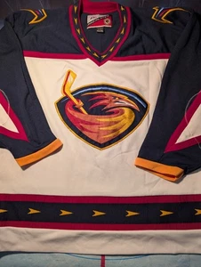 Vintage Rare NHL ProPlayer Atlanta Thrashers Inaugural Hockey Jersey, Size XL - Picture 1 of 4
