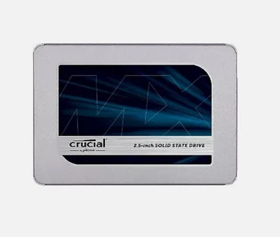 Crucial MX500 500GB SATA 2.5in Solid State Drive SSD - Image 1 of 2