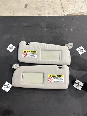 92-99 BMW Genuino E36 Parasol Conjunto Viseras Izquierda y Derecha OEM Gris Foto 1 de 4