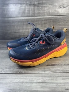 Hoka One One Challenger ATR 6 Men’s Blue Orange Athletic Shoes Size 12 - Picture 1 of 15