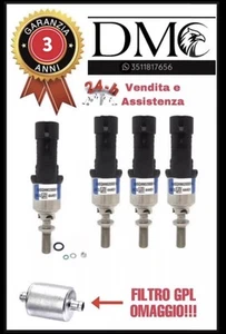 4 INJEKTOREN BRC LPG BLAU MIT GEWINDE ERSTE SERIE 09SQ99020001G - Bild 1 von 2
