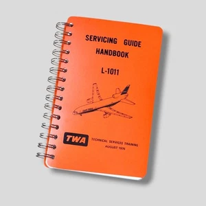 TWA 1976 L-1011 Servicing Training Handbook Book Manual Airline Plane Vintage - Bild 1 von 7