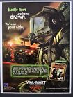 Command & Conquer Tiberian Sun Wal-Mart Game 1999 Reklama promocyjna Druk artystyczny Plakat ścienny