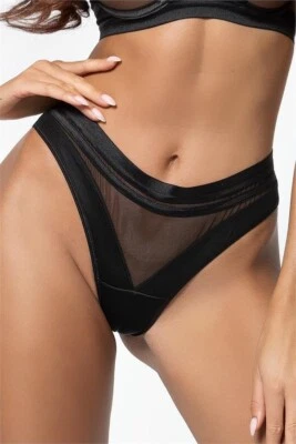 String Panty Brazilian Slip schwarz sexy Axami Dessous Unterwäsche - Bild 1 von 4