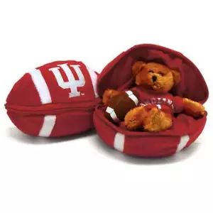 Indiana Hoosiers Stuffed Bear in a Ball - Football - Picture 1 of 1