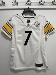 Nike OnField Pittsburg Steelers Ben Roethlisberger #7 NFL Jersey Kid Size M - Picture 1 of 2