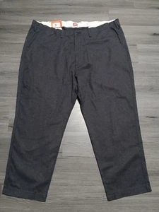 NWT Levis Men's Charcoal Gray XX Chino EZ Taper Stretch Pants Size 3XL (46x28) - Picture 1 of 10
