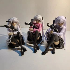 Adorable 10cm Cute Anime Lady Doll with Rabbit in Three Colors. - Picture 1 of 15