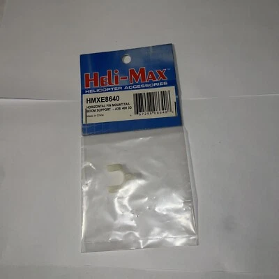 Heli-Max HMXE8640 Horizontal Fin Mount/Tail Boom Support: AXE400 3D NIP USA Ship - Image 1 of 2