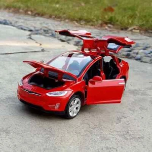 Children Toys Sport Racing Car Kids Tesla Model 3 Diecasts Collection Gift 1:32 - Picture 1 of 35