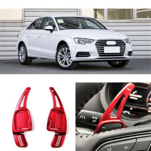 2pcs Alloy Add-On Steering Wheel DSG Paddle Shifters Extension For Audi A3 17-19 - Picture 1 of 12