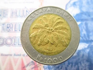 Indonesia 1000 Rupiah 1996 World Money Coin bh7k - Picture 1 of 2