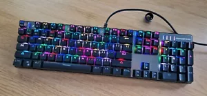 MOTOSPEED CK104 Mechanical Gaming Keyboard Blue Switches Wired USB Colorful - Picture 1 of 17