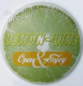 Lemon Lime TIN SIGN retro kitchen diner smoothie juice soda bar wall art decor - Picture 1 of 1