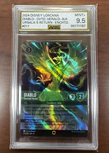 Disney Lorcana Diablo DVTD 2024. Herald AGS Calificado 9.5 Casi Como Nuevo - Como Nuevo - Imagen 1 de 3