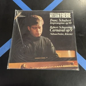 NELSON FREIRE piano SCHUBERT  SCHUMANN 1969 ED1 CBS STEREO LP - Picture 1 of 3