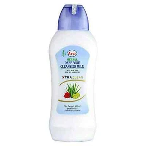 Ayur Herbals Latte Detergente Pori Profondi con Rosa Alovera e Cetriolo 500 ML - Foto 1 di 3