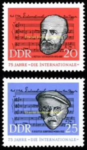 EBS East Germany 1963 - 75th anniversary "Internationale" - Michel 966-967 MNH** - Picture 1 of 3