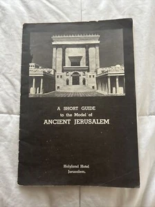 Libro Guida Pittorica Modello Antica Gerusalemme - alcune sottolineature* - Foto 1 di 2