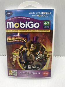 V-Tech MobiGo Game "DREAMWORKS: MADAGASCAR 3," 2012; VG; Free US Shipping! - Picture 1 of 2