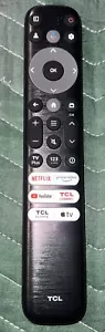 TCL Smart Tv Voice Remote RC813 FMB3 NFL Mic Built In Netflix Apple TV - Picture 1 of 1