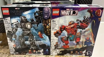 LEGO Marvel Lote - Iron Man: Iron Monger Mayhem & Tony Stark’s Sakaarian Iron Man Foto 1 de 4