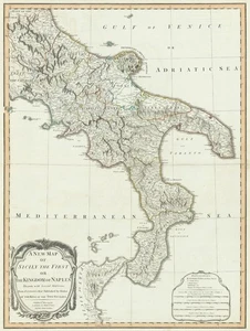 Antique Map "A New Map of Sicily" (Italy) Laurie & Whittle, 1799 - Picture 1 of 6