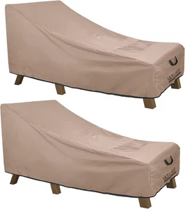 ULTCOVER Coprisedia Impermeabile Patio Esterno Confezione da 2 - 76L x 32W x 32H - Foto 1 di 5