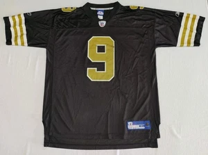 Vintage Reebok NFL Equipment New Orleans Saints #9 Drew Brees Jersey Adult XL - Picture 1 of 10