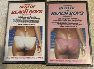 The Very Best Of The Beach Boys Volume 1 & 2 Cassette Tape Free P&P - Picture 1 of 4