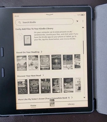 Amazon Kindle Oasis 10th Generation S8IN40 Grey 8GB WiFi eBook Reader - Image 1 of 4