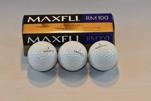 Maxfli Tour Balata RM 100 golf balls, Sleeve of 3 BRAND NEW High Spin & Distance - Picture 1 of 4