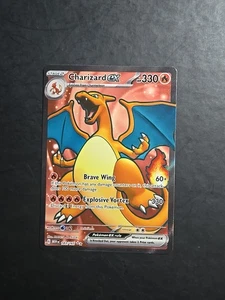 Pokemon Scarlet&Violet 151 Charizard Ex Full Art Ultra Rare 183/165 NM - Bild 1 von 2