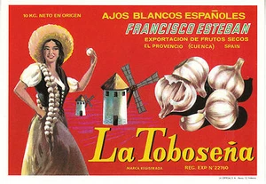 Carte publicitaire La Tobosena Francisco Esteban - Picture 1 of 1