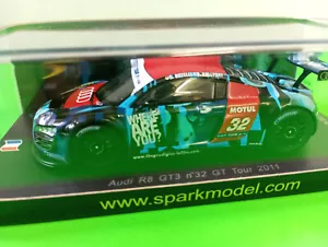 SPARK - AUDI R8 GT3 #32 GT TOUR 2011 "THE PRODIGIES" 1:43 SCALE MODEL CAR SEAN - Picture 1 of 7