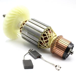 Anker Motor mit Kohlebürsten für Bosch Winkelschleifer GWS ersetzt 1604011252 - Bild 1 von 4
