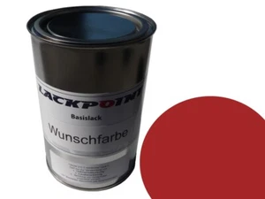 0,5 Litre Prêt à Être Pulvérisé Basislack Ral 3016 Rouge Corail Vernis Lackpoin - Bild 1 von 1
