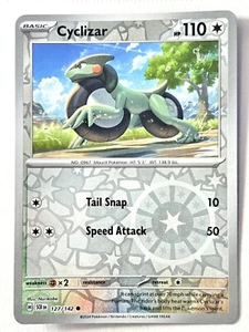 Cyclizar 127/142 Reverse Holo Common - Stellar Crown Pokemon TCG - Near Mint NM - Picture 1 of 4