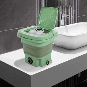 Portable Mini Multi-functional Foldable Washing Machine With Drainage Basket - Picture 1 of 15