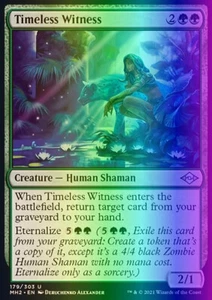 MTG Magic the Gathering Timeless Witness (179/765) Modern Horizons 2 LP FOIL - Picture 1 of 1