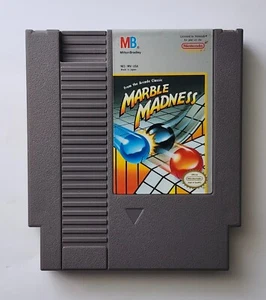 Vintage 1985 Nintendo Milton Bradley arcade classic marble madness game NES MV - Picture 1 of 3
