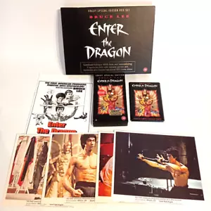 Bruce Lee Enter the Dragon Limited Edition VHS Box Set Uncut Komplett Sehr guter Zustand - Bild 1 von 15